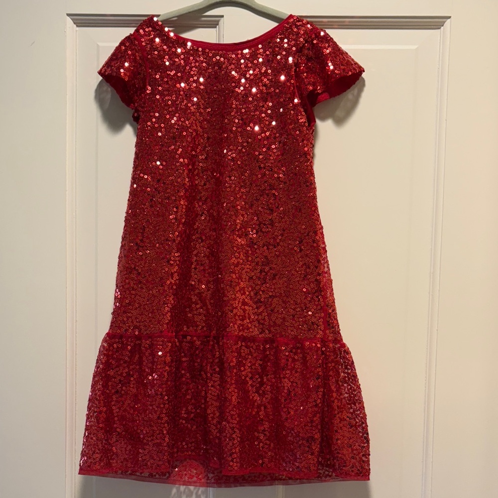 H&M Kids Red Sequin Formal Dress